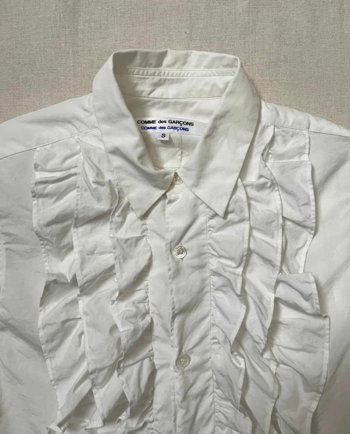 Comme des garsons 러플 셔츠 상품이미지3