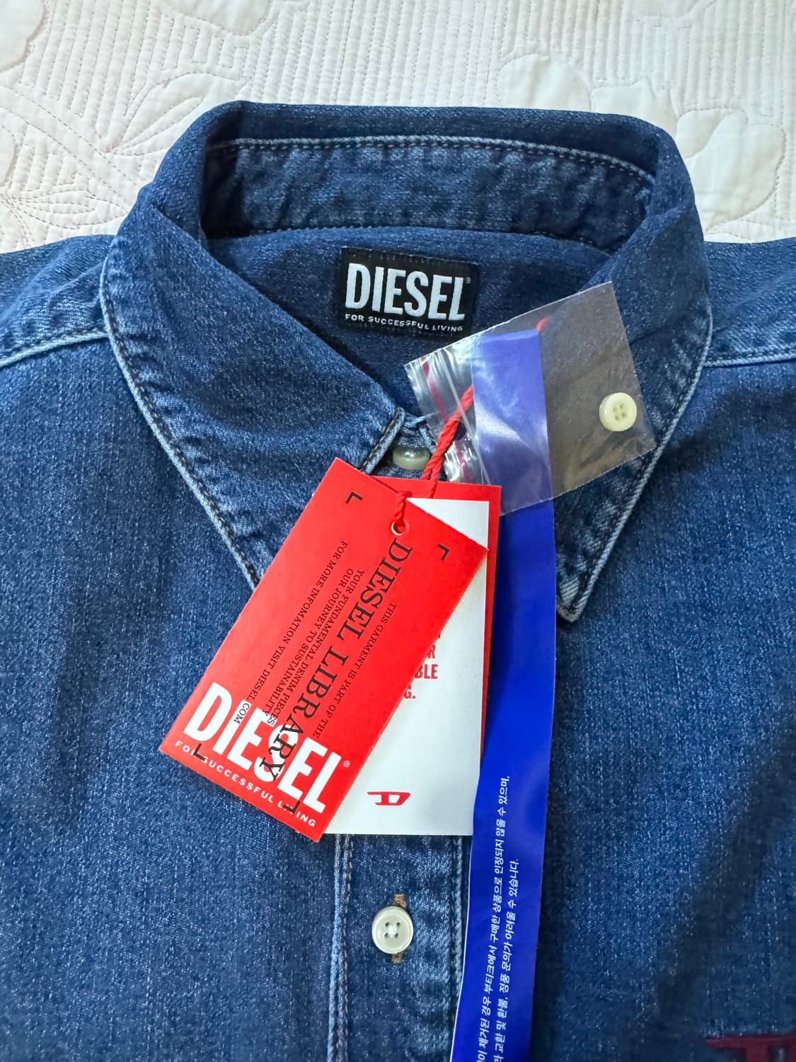 디젤(Diesel) 심플리 D 데님셔츠 새상품 S사이즈 상품이미지2