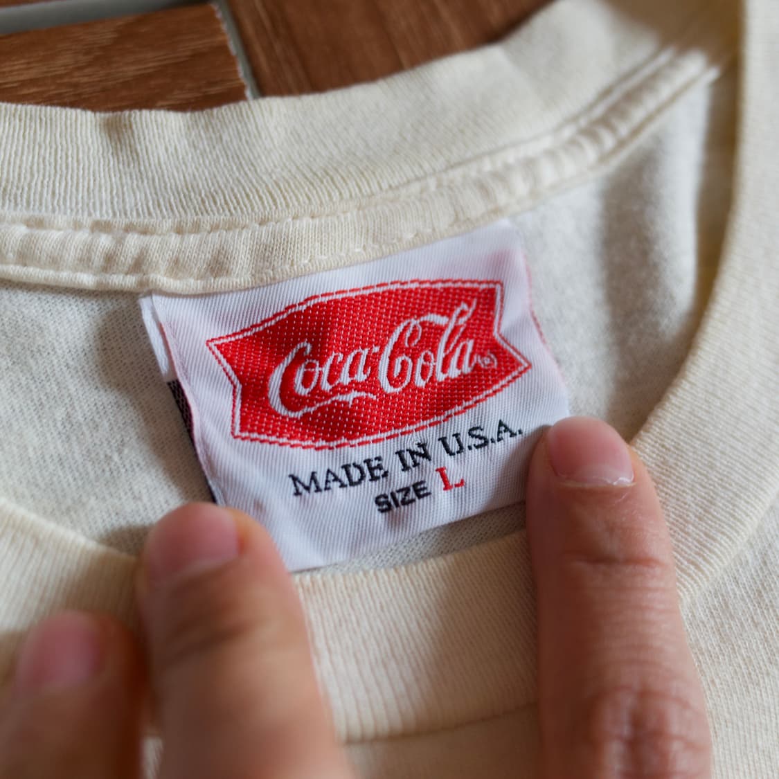 90’s Coca Cola usa made promo 1/2 tee 상품이미지8