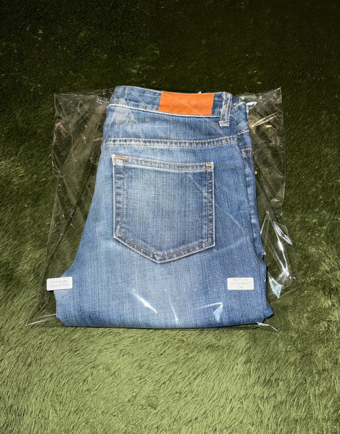 [27X32] 아크네 스튜디오 진스 빈티지 워싱 데님 팬츠 인디고 상품이미지10