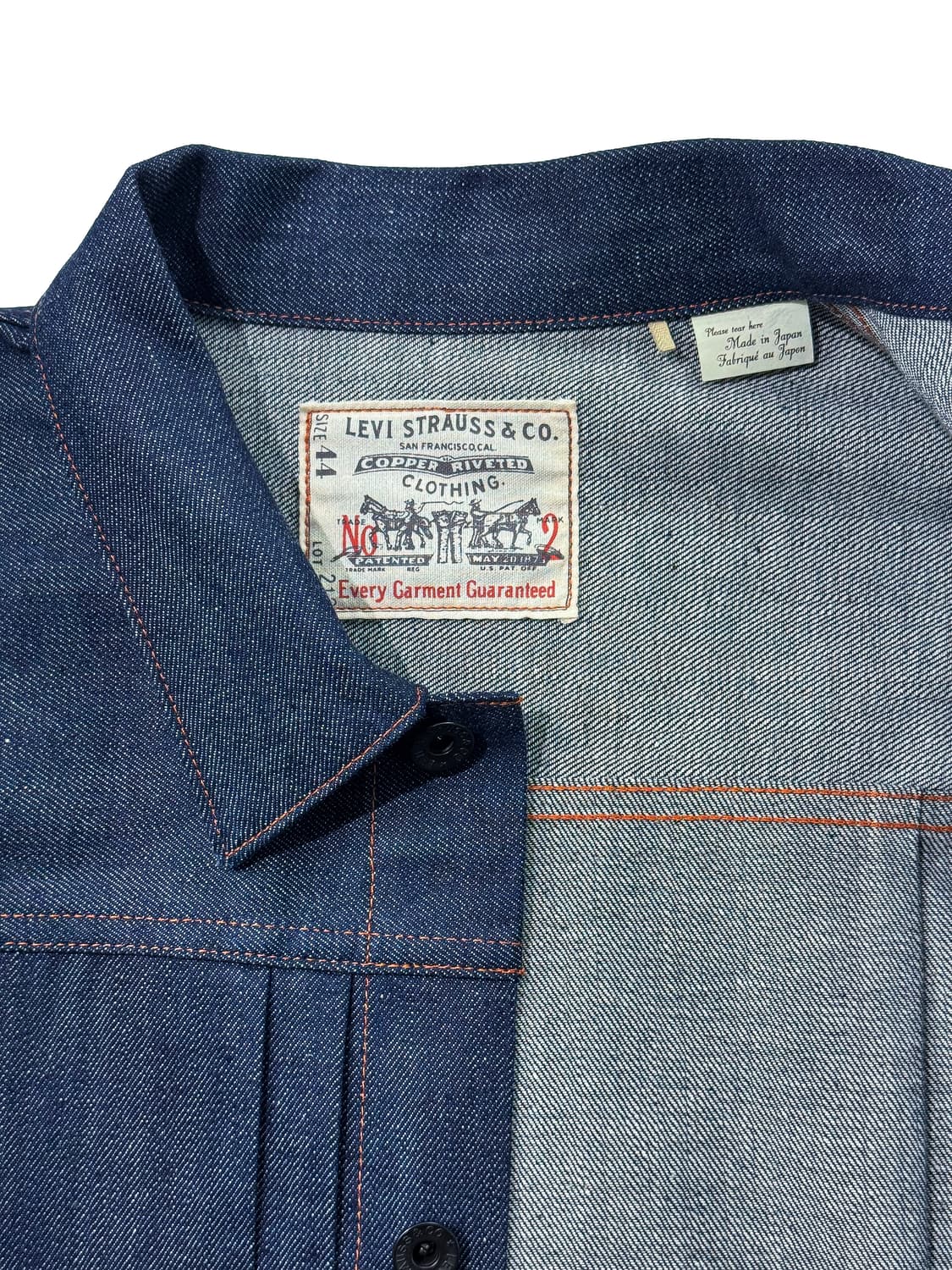 리바이스 LVC 1920'S LOT 213 자켓 (새상품) 상품이미지3