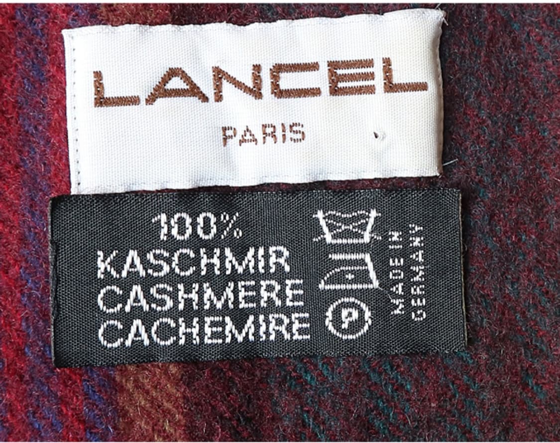 
독일 메이드 LANCEL 란셀 캐시미어100% 빈티지 머플러  

 상품이미지5
