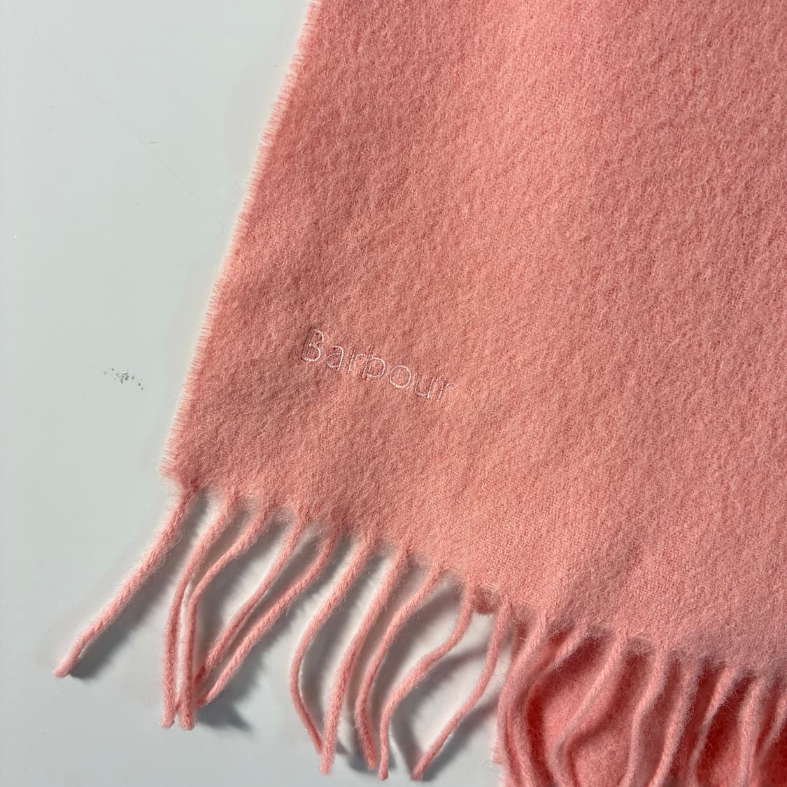 Babour 바버 핑크 램스울 머플러 상품이미지2
