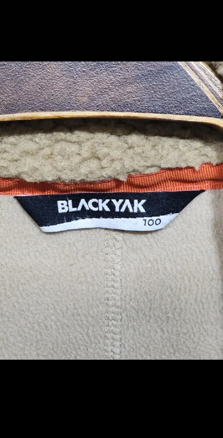 (100) 블랙야크 후리스 점퍼 베이지 뽀글이 플리스 자켓  상품이미지3