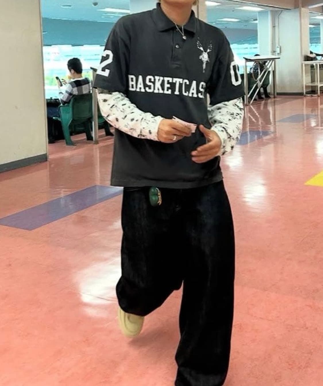 basketcase athletica polo t-shirt 폴로 M 상품이미지2