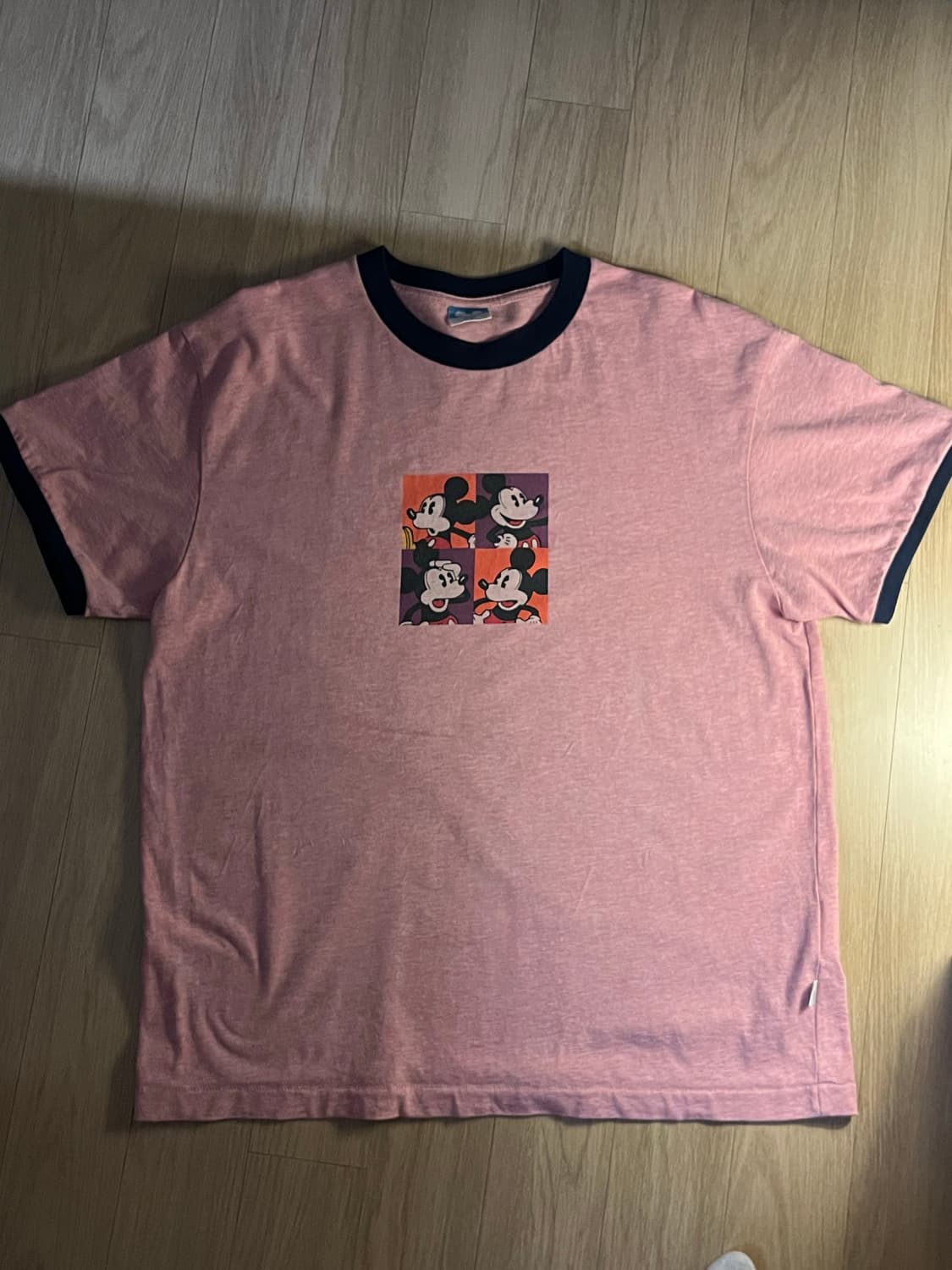 [M] 디스이즈네버댓 x 디즈니 미키 링거 티셔츠 레드 Thisisnev 상품이미지2