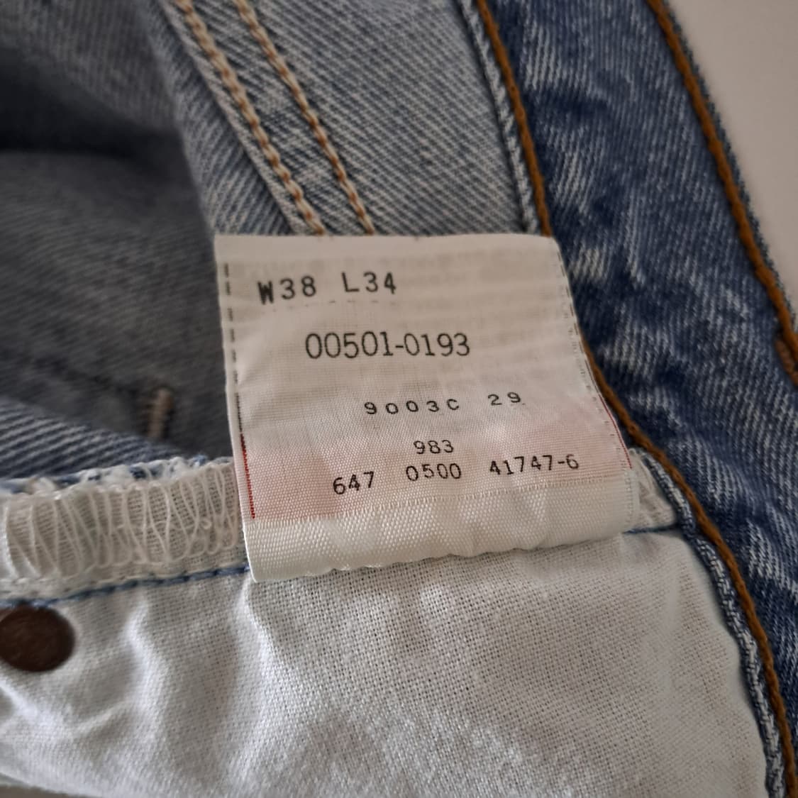 (택포) 리바이스 90s 501 데님팬츠 36 37 B209 상품이미지9
