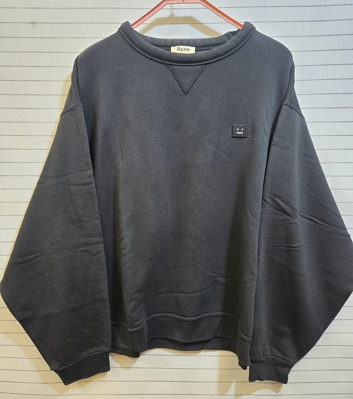 아크네스튜디오 핀트페이스 오버핏 맨투맨 상품이미지2