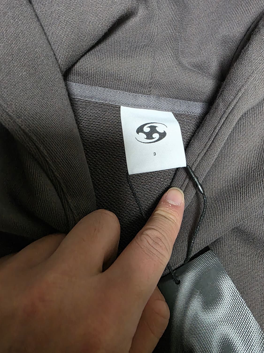 [3] 산산기어 후드티 애쉬브라운 새상품 상품이미지2