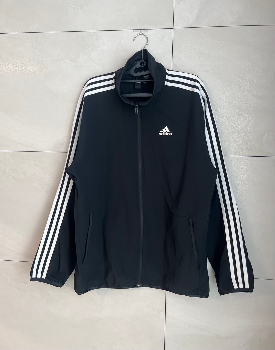 아디다스 바람막이 블랙 (L) 상품이미지3