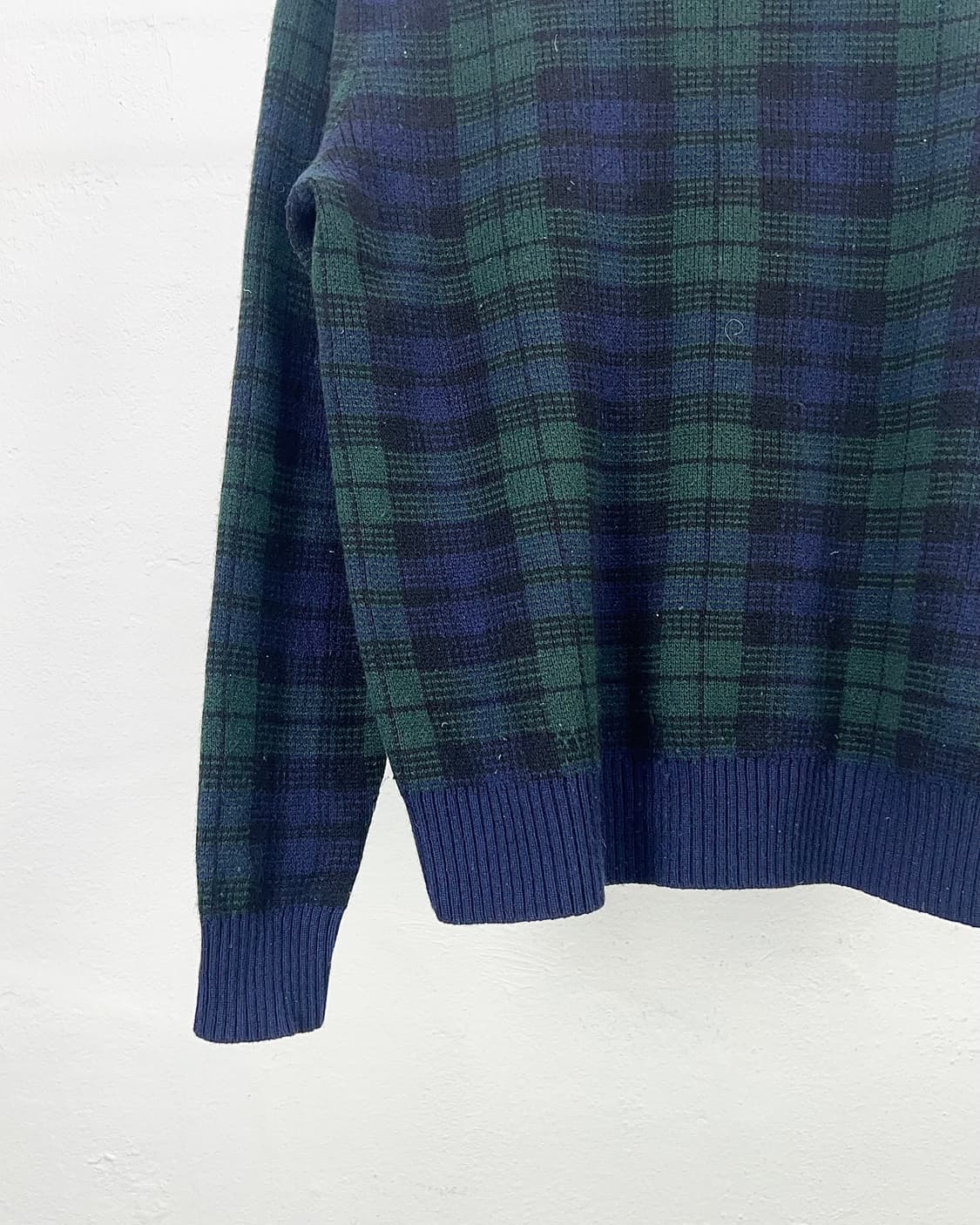 폴로 랄프로렌 블랙워치 타탄 체크 워셔블 울 스웨터 상품이미지4