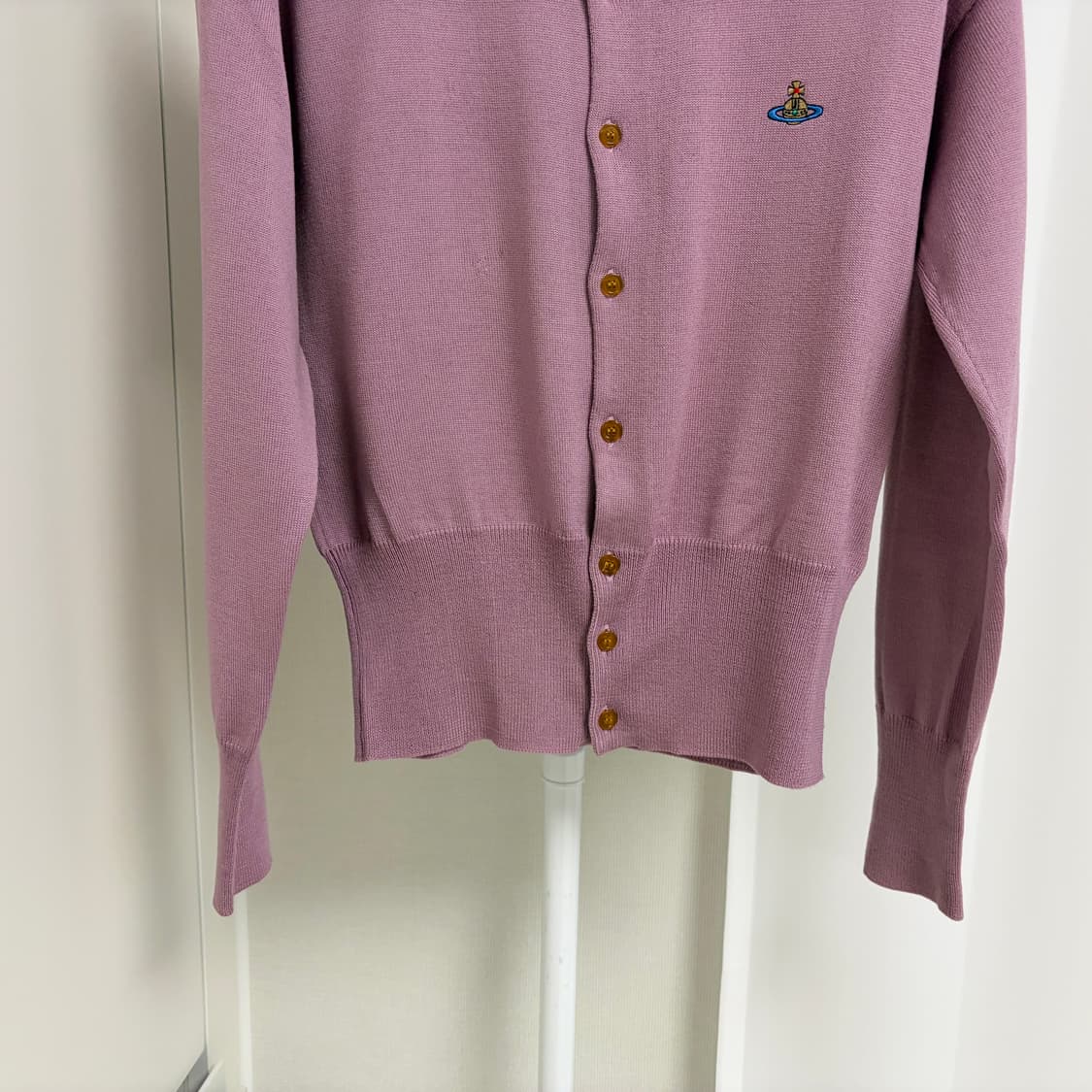 비비안웨스트우드 임포트 퍼플 울 가디건 상품이미지4