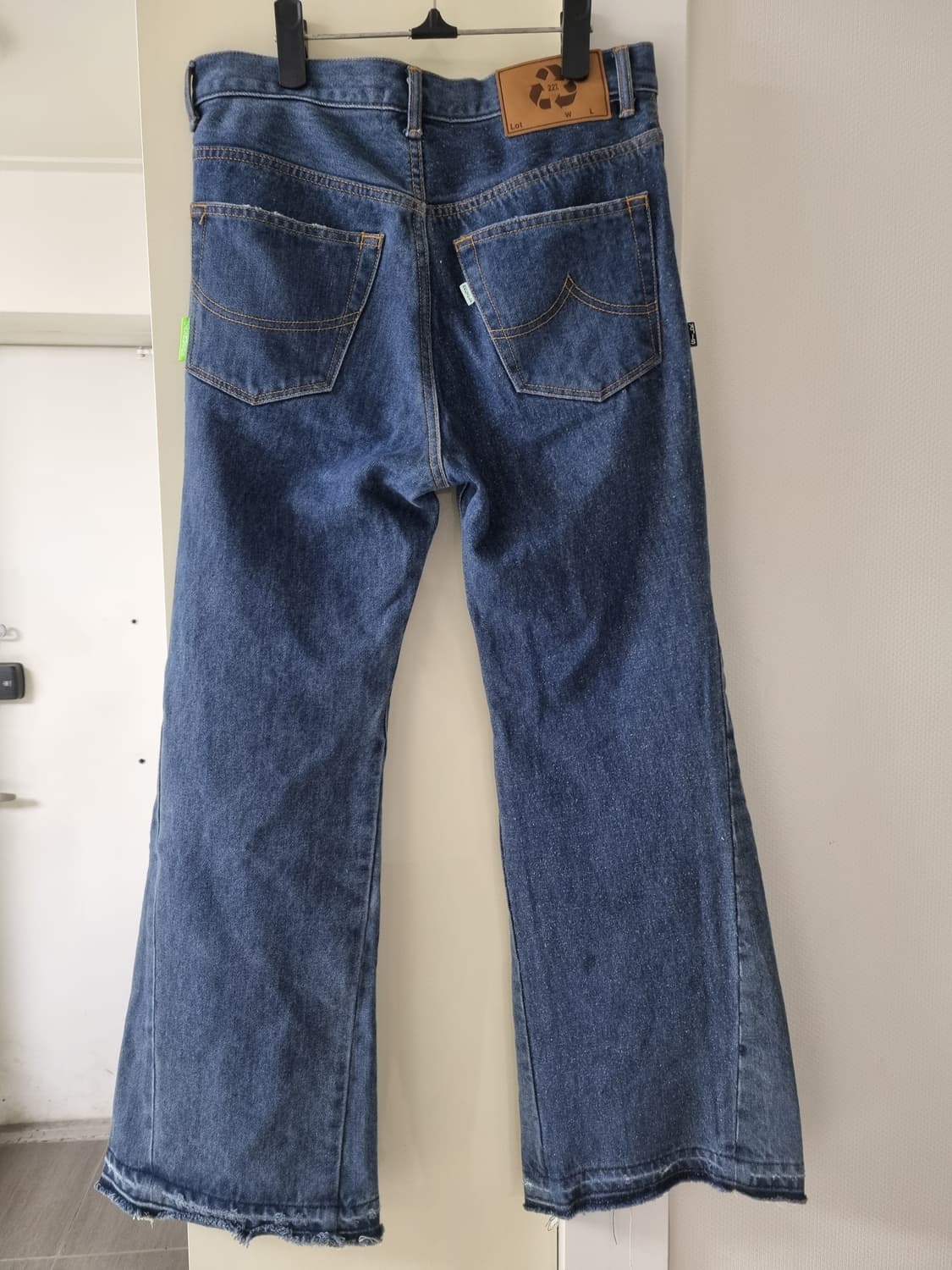 더블렛 업싸이클 오리지널 패치워크 부츠컷 데님 상품이미지7