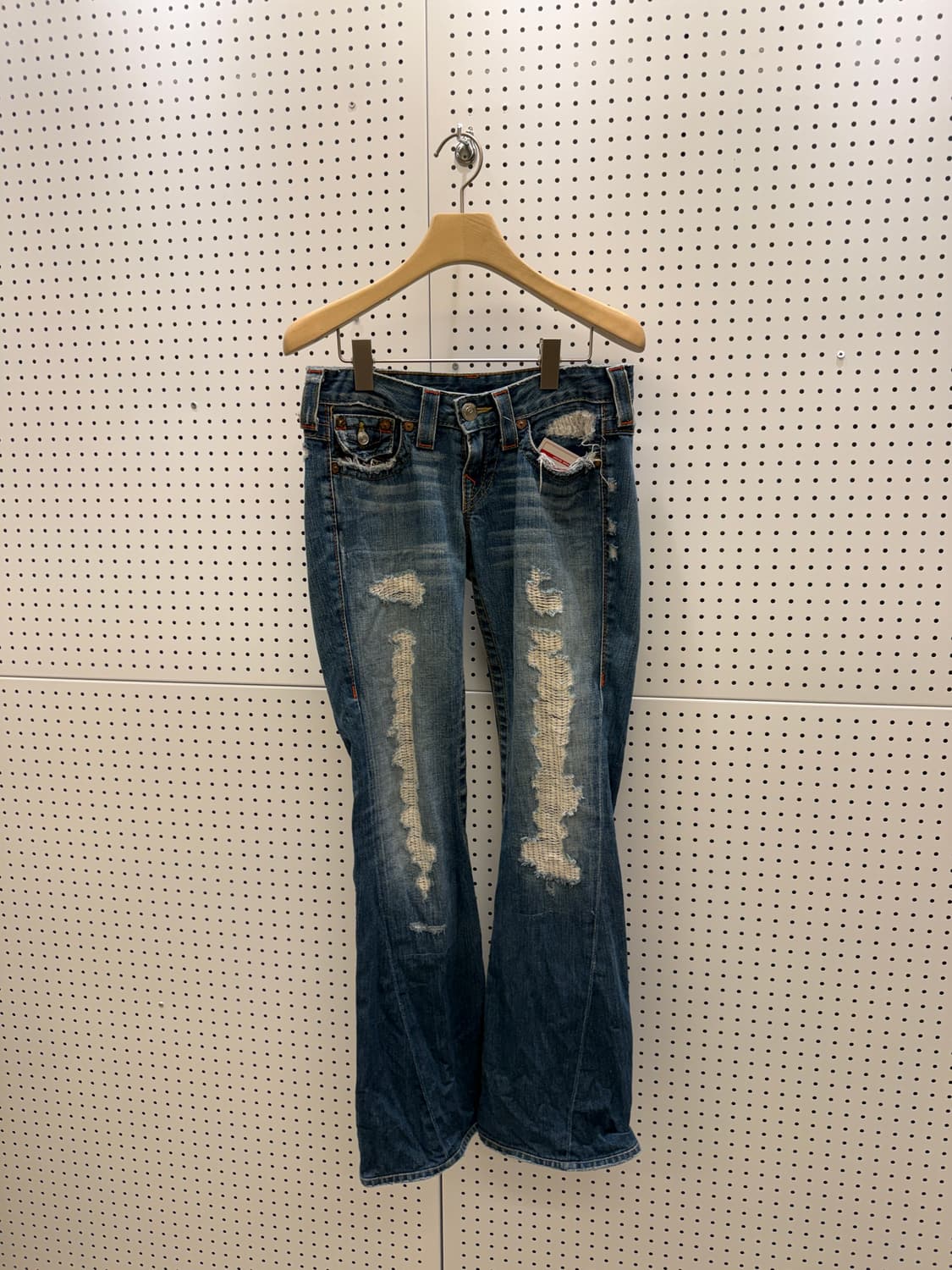 트루릴리젼 부츠컷 디스트레스드 데님팬츠 U1245 상품이미지3