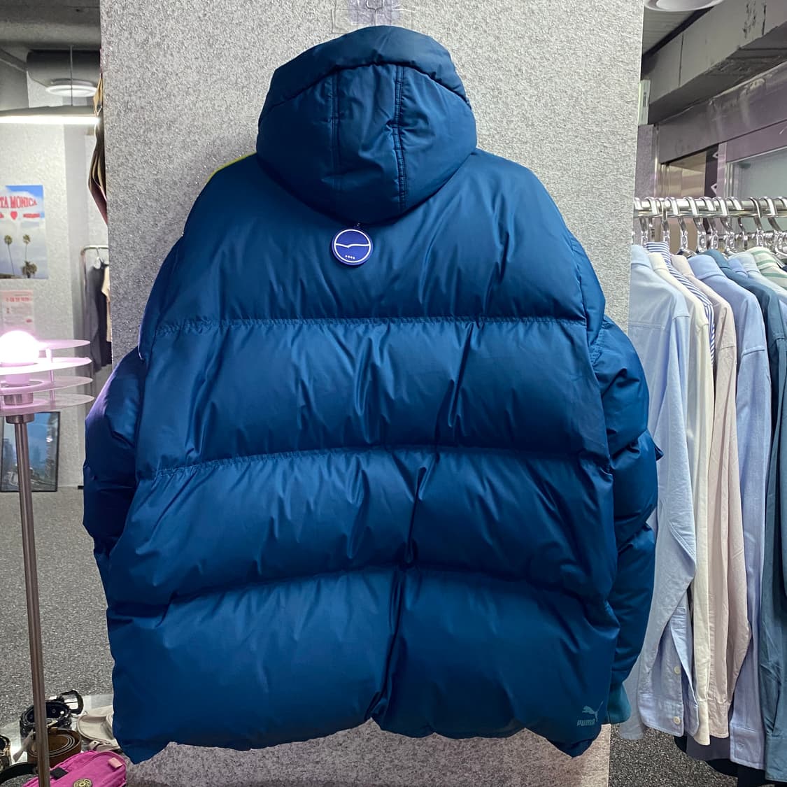 푸마 X 아더에러 스몰로고 나일론 패딩 B3452 상품이미지5