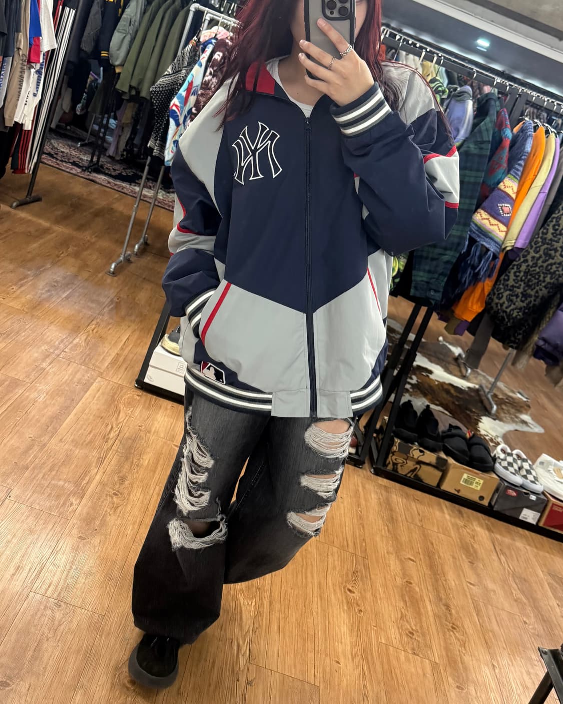 슈프림 x 뉴욕 양키스 트랙자켓 상품이미지2