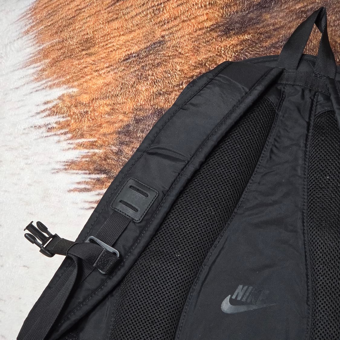 나이키 아이보리 그린 배색 백팩 상품이미지5