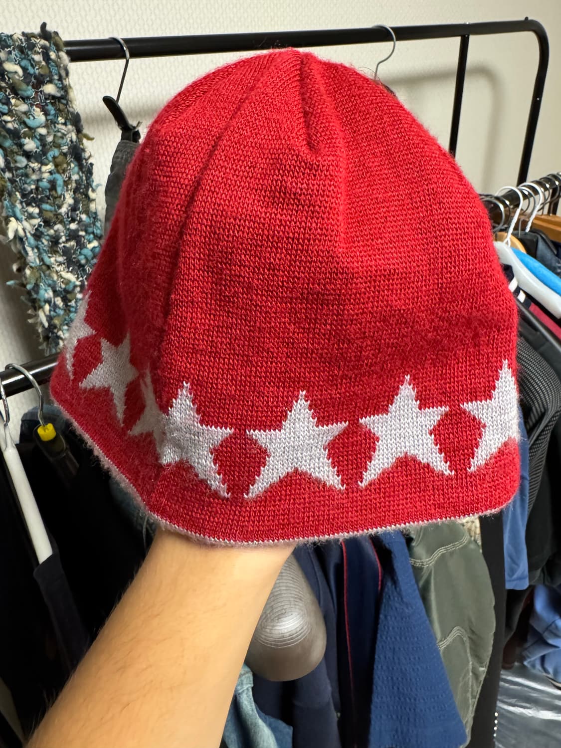 버튼 비니 상품이미지1