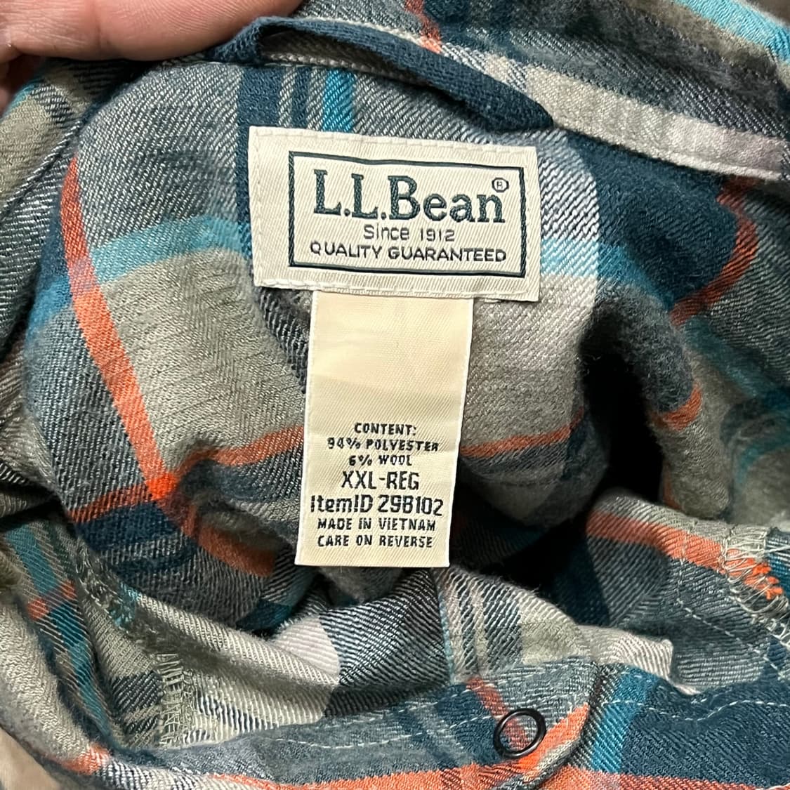  엘엘빈 워크 체크 셔츠 y15110 상품이미지5