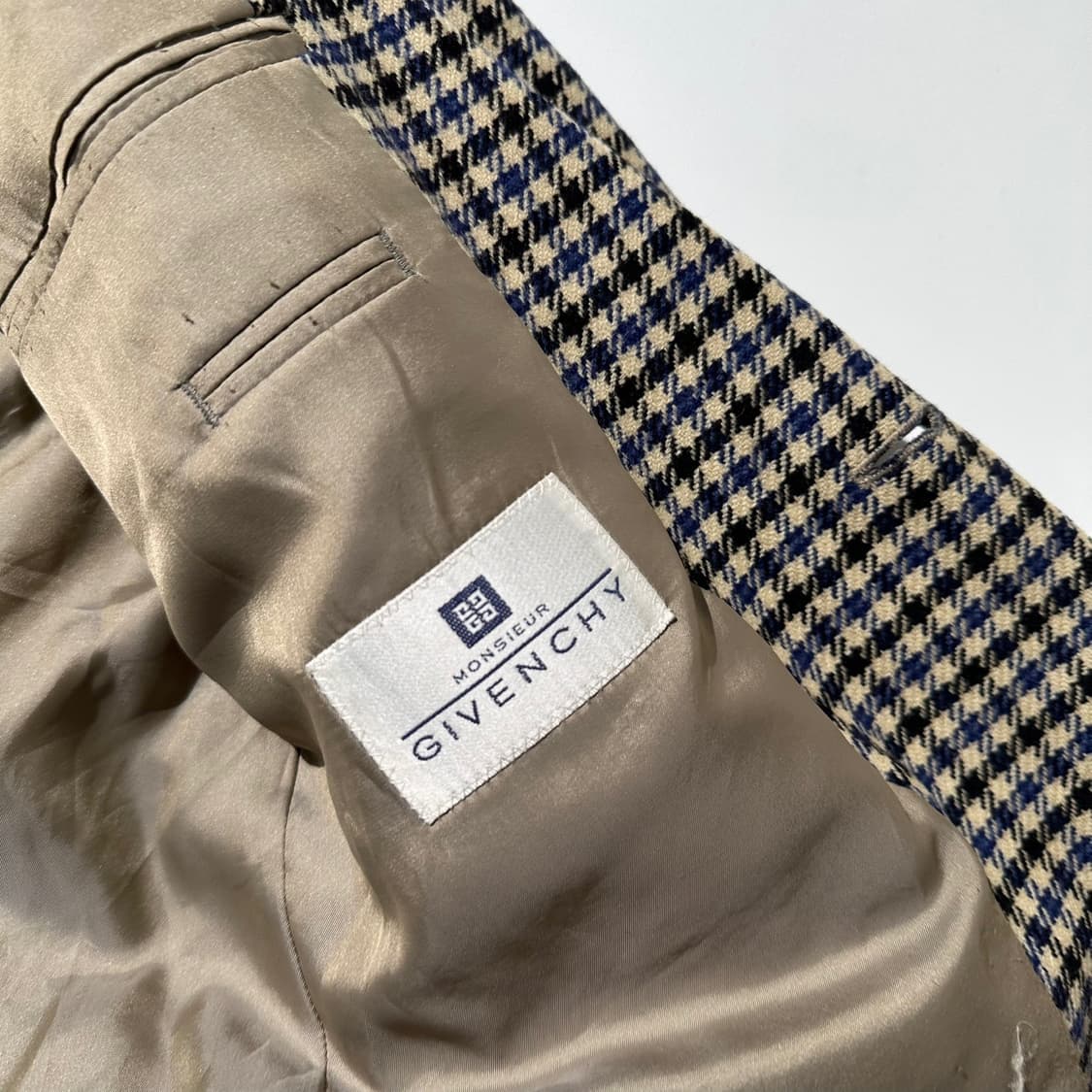 지방시 체크 싱글 2B 블레이저 자켓 상품이미지8