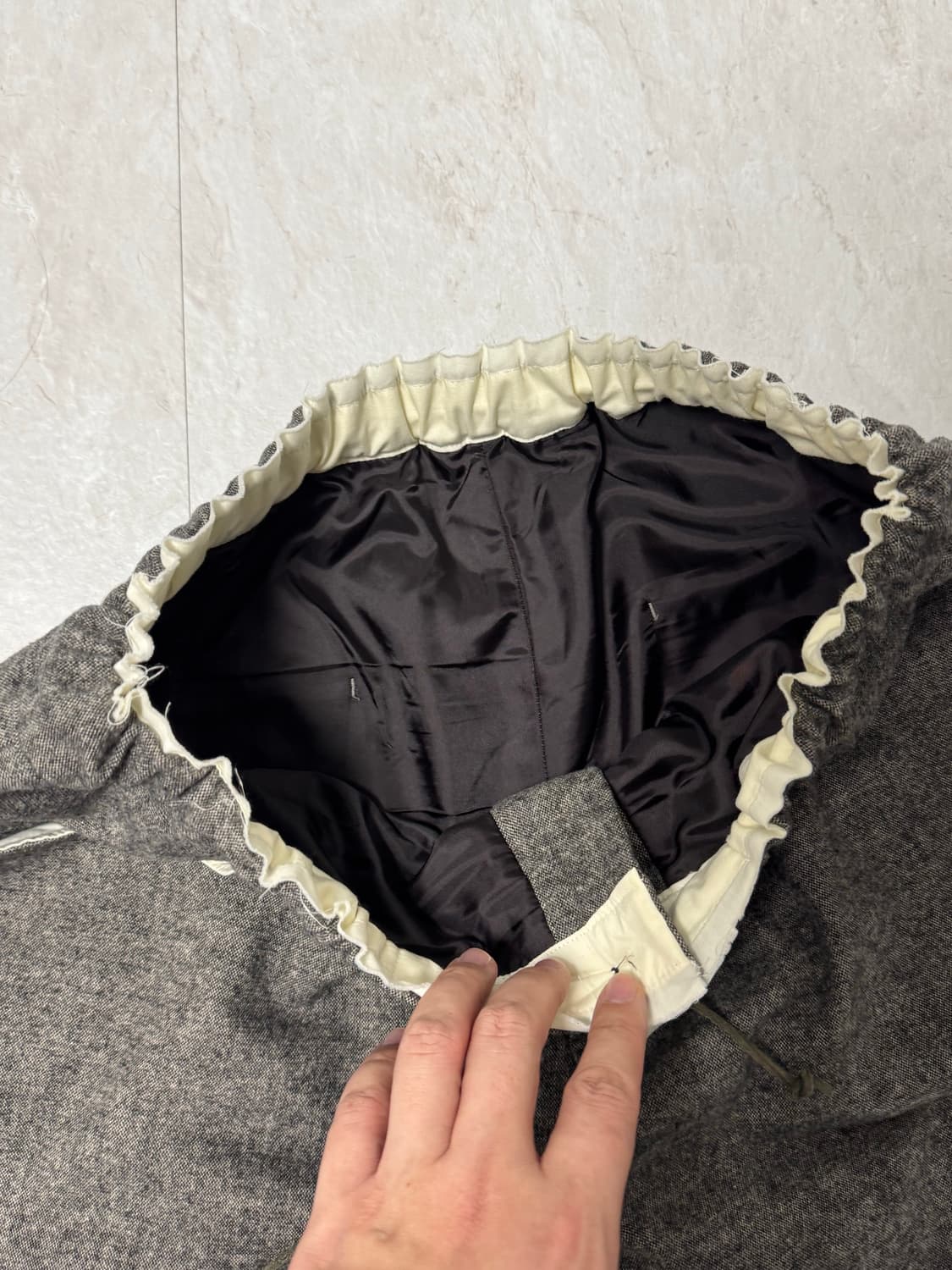 sea salt 씨솔트 울 파자마 팬츠 그레이 상품이미지4