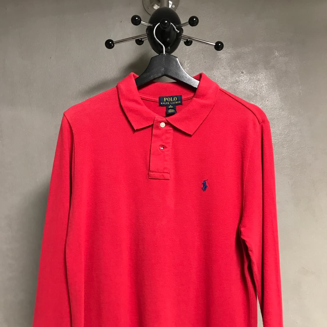 폴로 랄프로렌 PK 긴팔 카라티 레드 XL18-20 상품이미지2