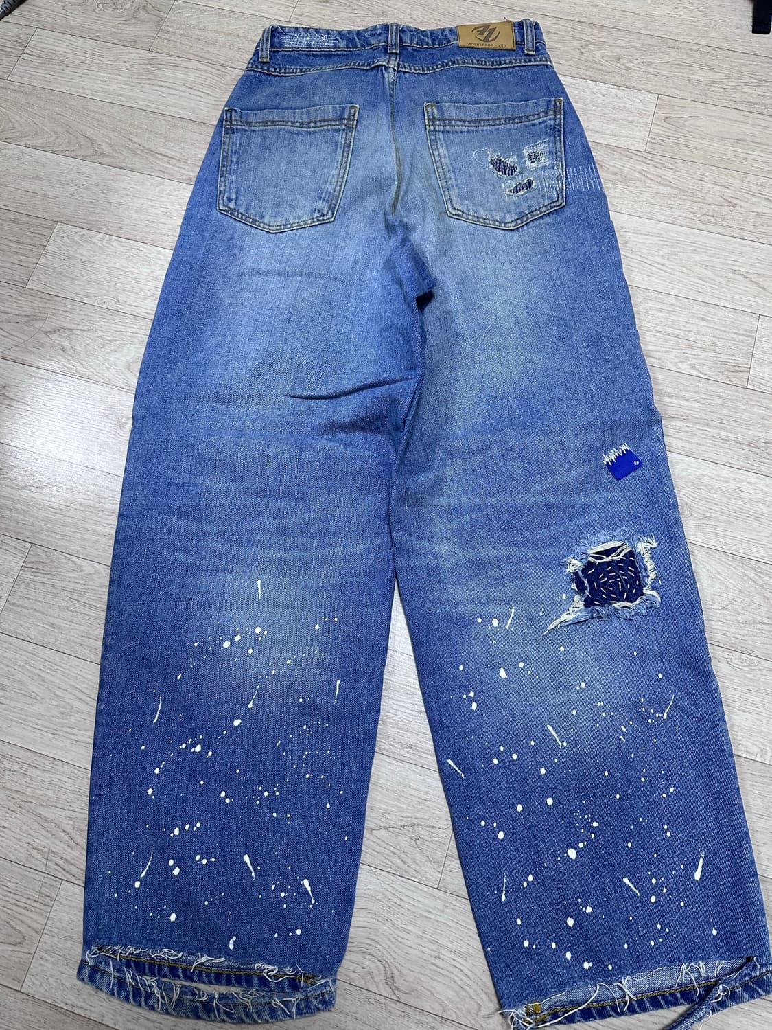 (24) 자라 X 아더에러 패치워크 청바지 블루 상품이미지2