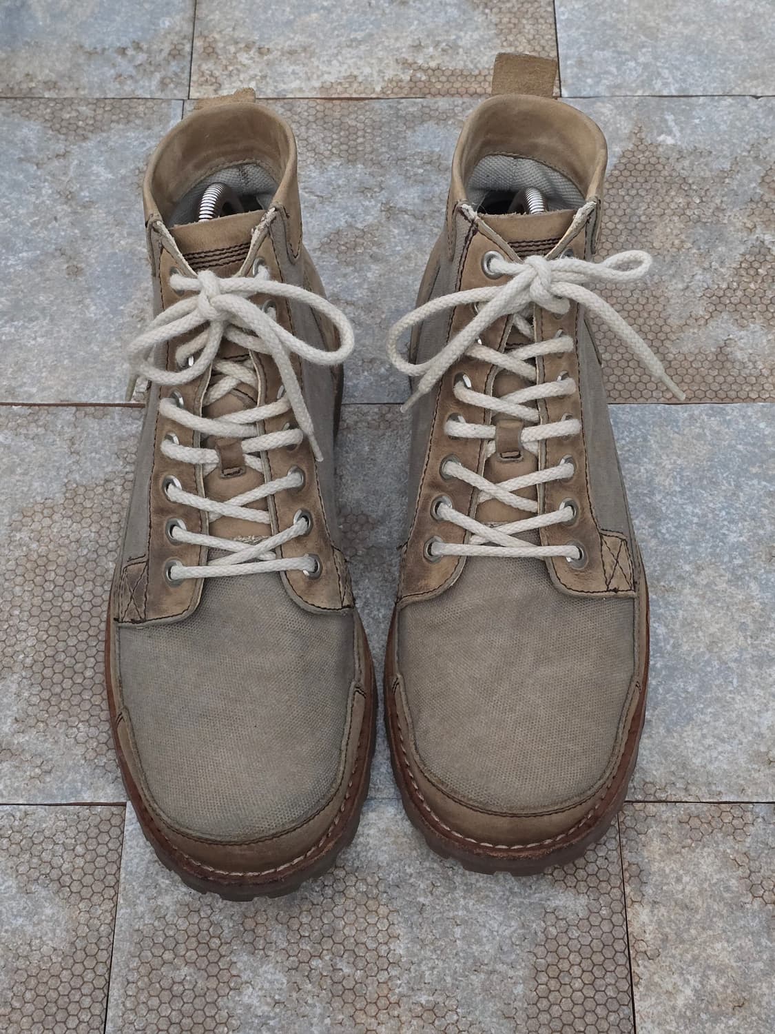 (280)팀버랜드 빈티지 레이스업 캔버스 워커 부츠 상품이미지2