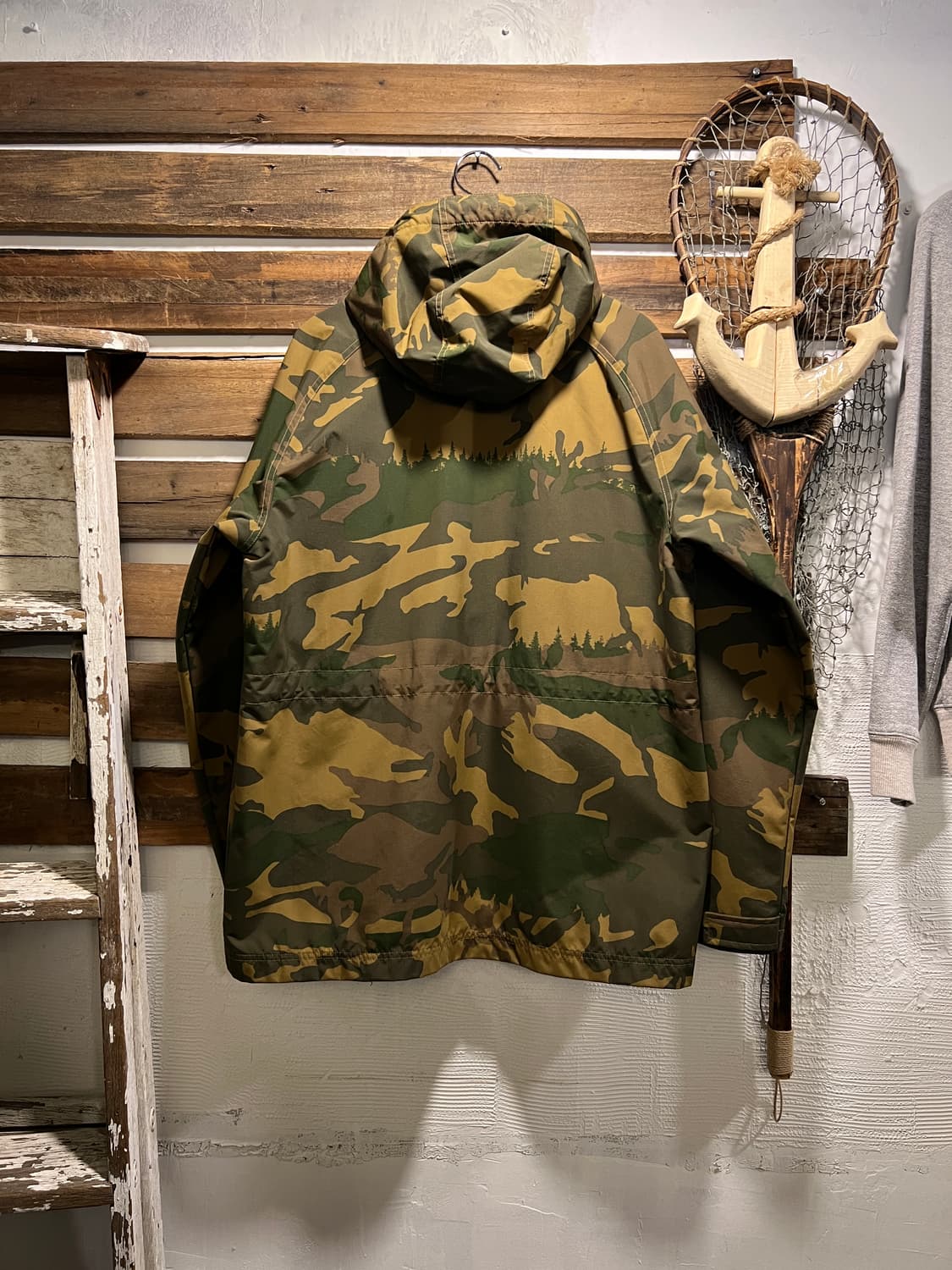 [L]엘엘빈 USA 우드랜드 패턴 나일론 윈드 브레이커 상품이미지9