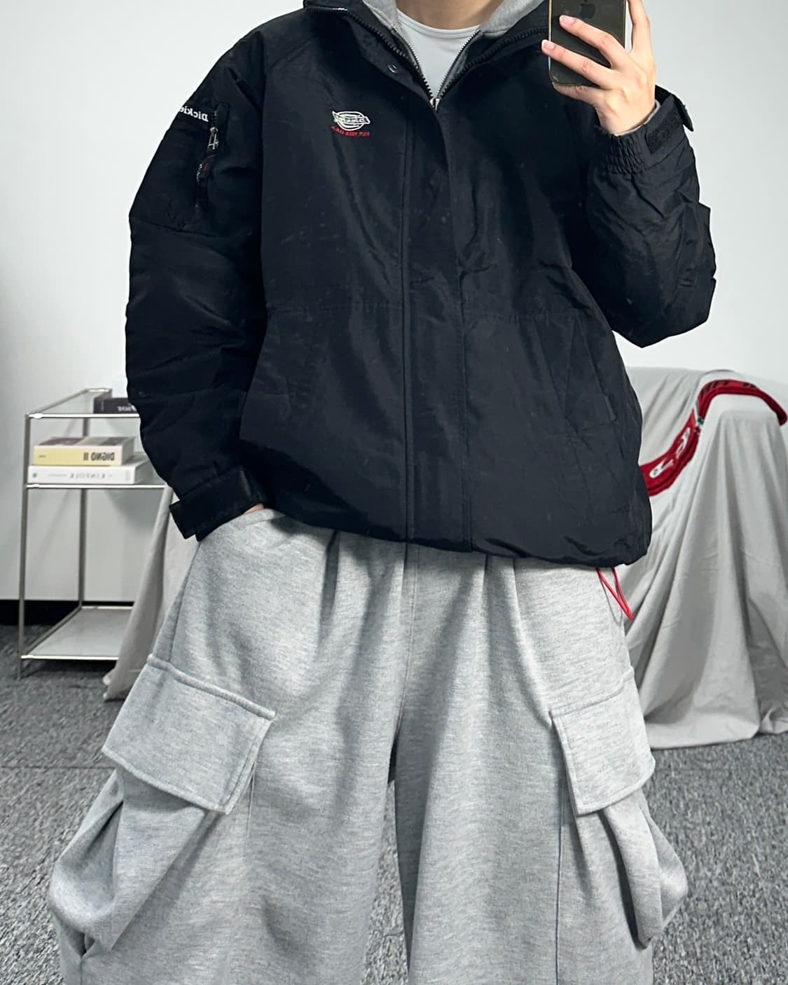 디키즈 블랙 바람막이 자켓 L 상품이미지3