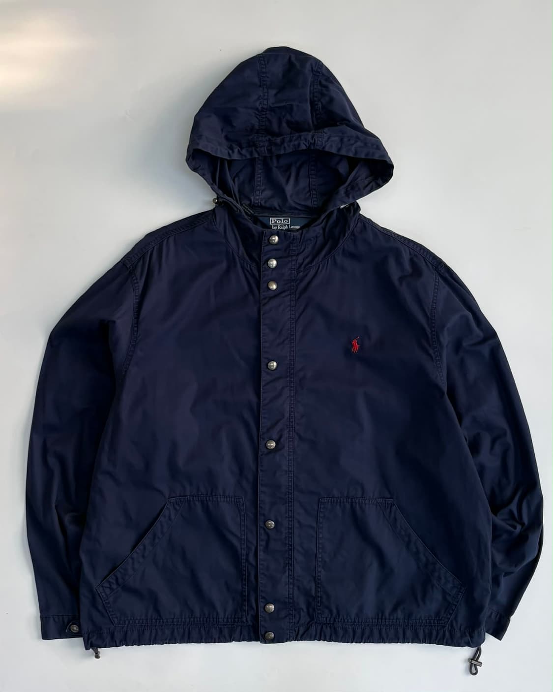 [XL] 폴로 랄프로렌 후드 스냅 블루종 자켓 상품이미지1