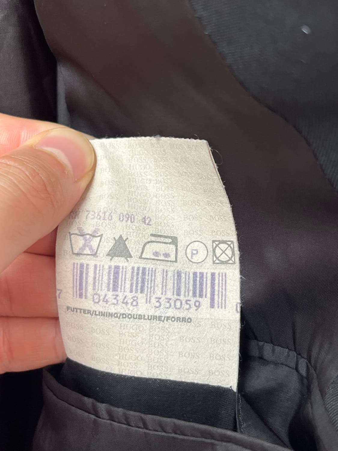 Hugo Boss 블랙 블레이저 MADE IN USA 상품이미지5