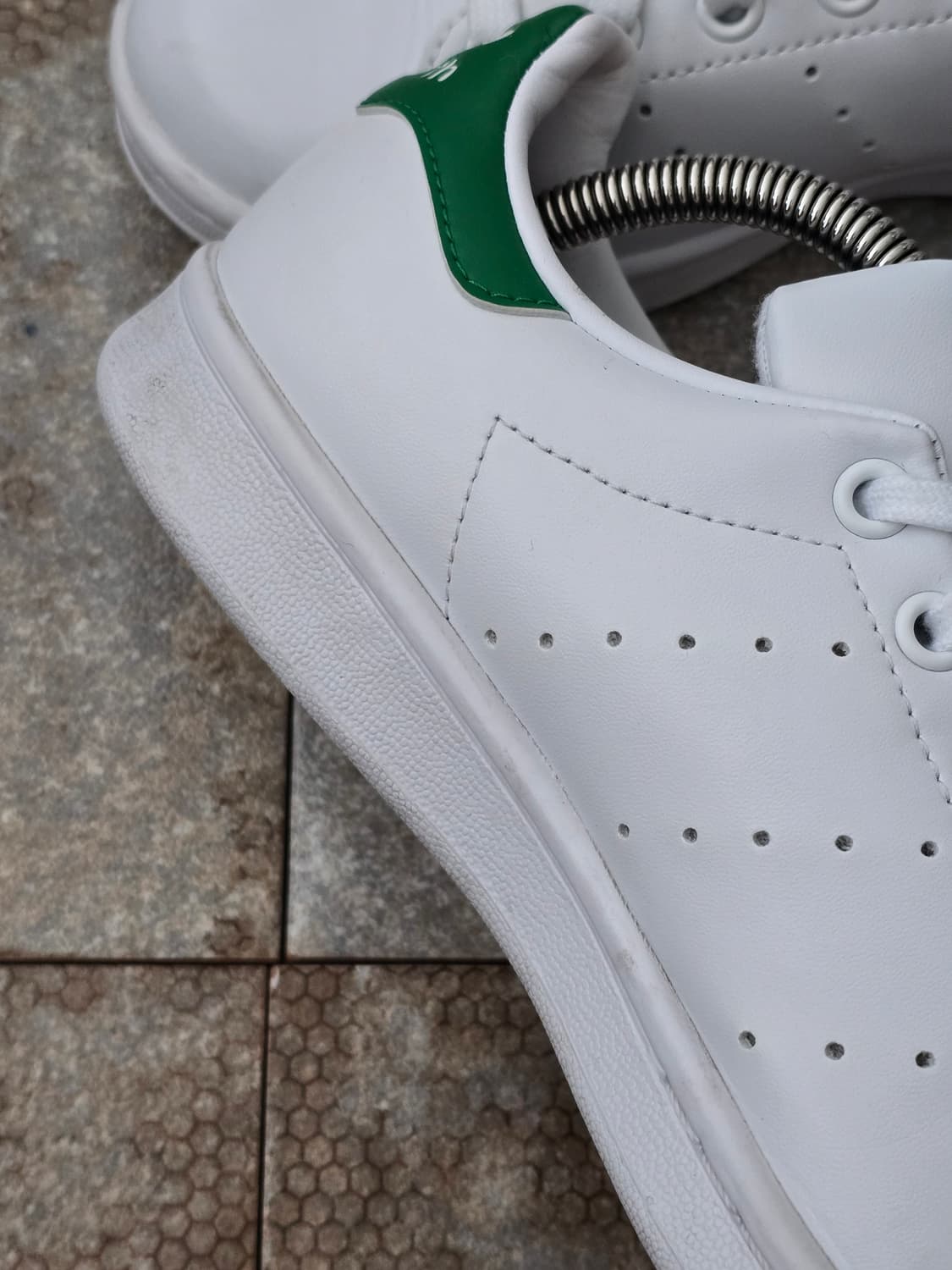 (230)아디다스 스탠스미스 화이트 그린 상품이미지5