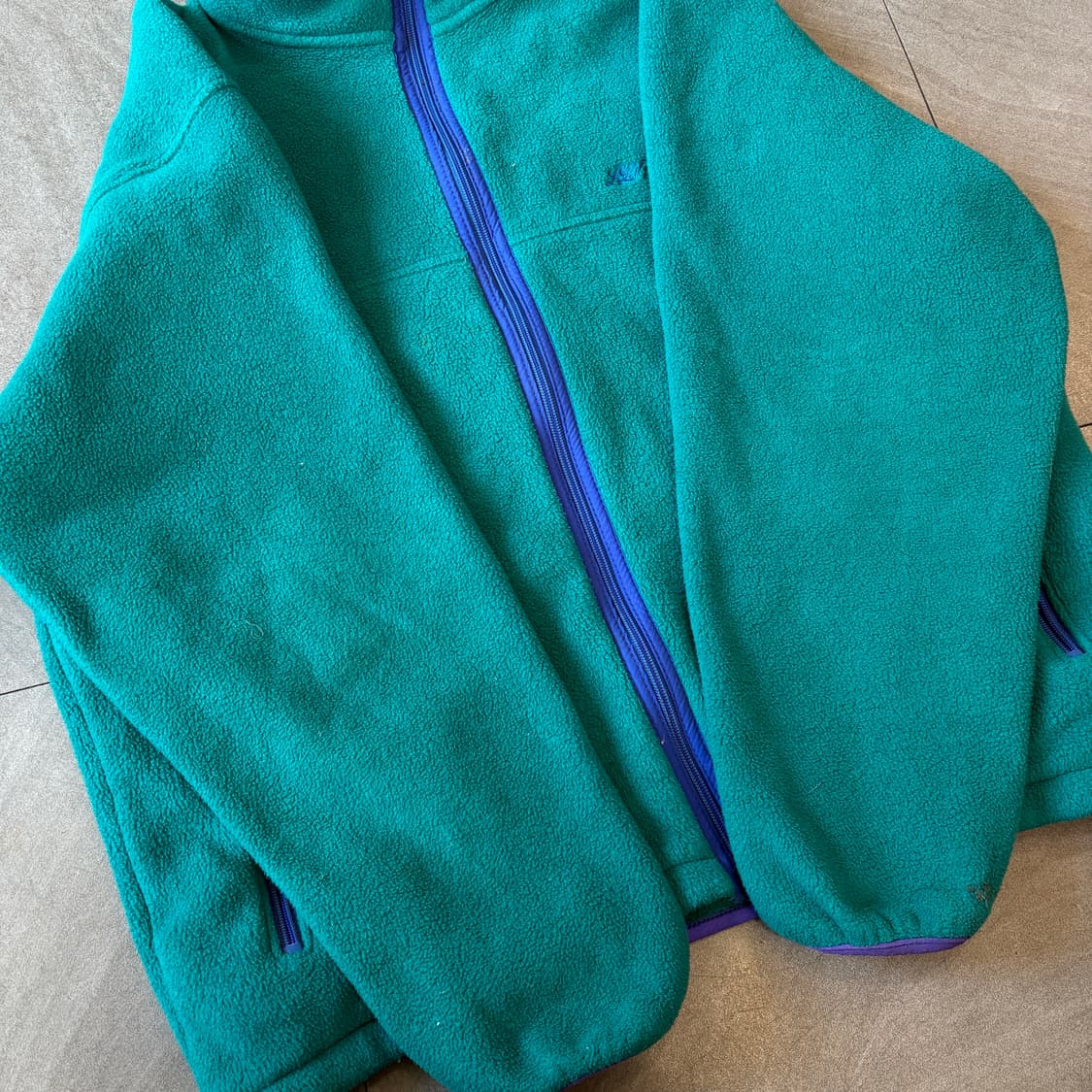 90s L.L.bean 90년대 생산 엘엘빈 그린 플리스 자켓 상품이미지9