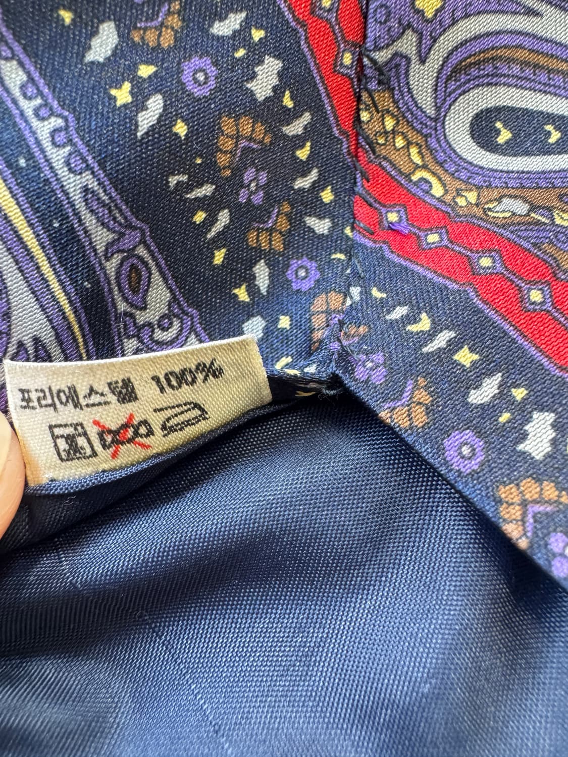 빈티지 패턴 넥타이 8.7cm 상품이미지6