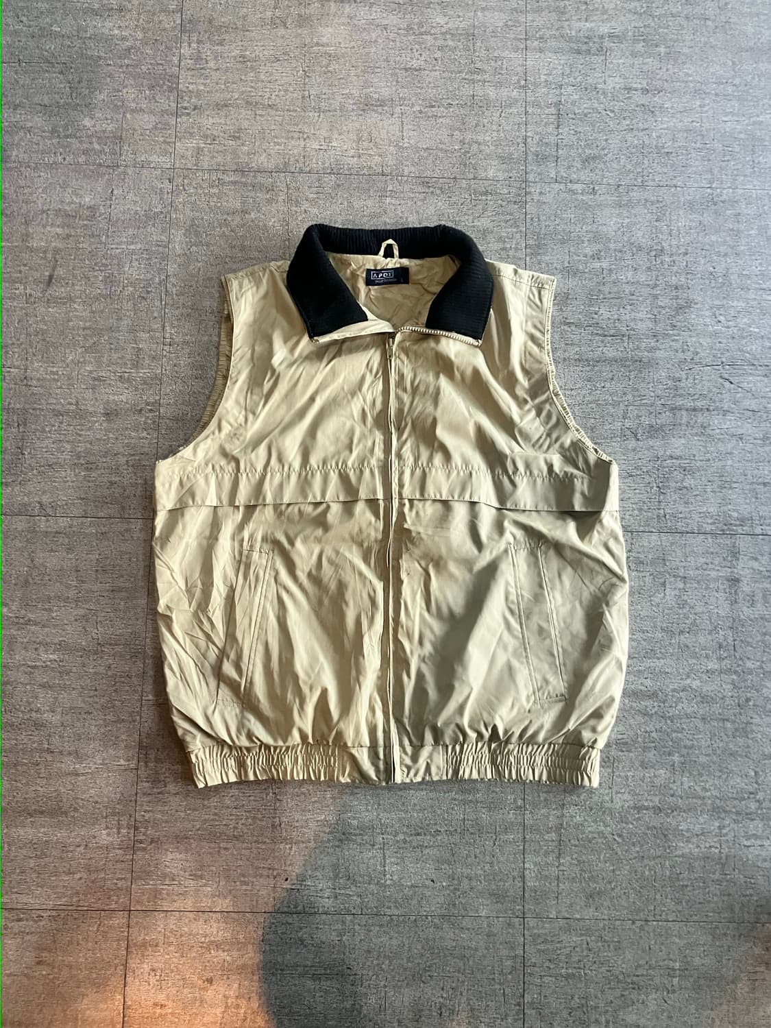 일본빈티지 Apoy 올드스쿨아메카지 골덴카라 베스트자켓 조끼 상품이미지1