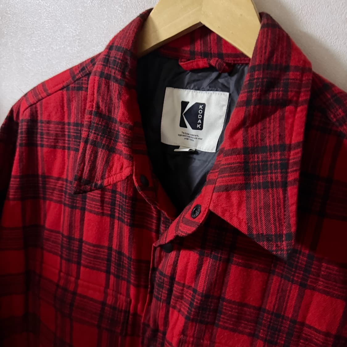 코닥 메일러 패딩셔츠 XL 오버핏 (105 정도) 상품이미지2
