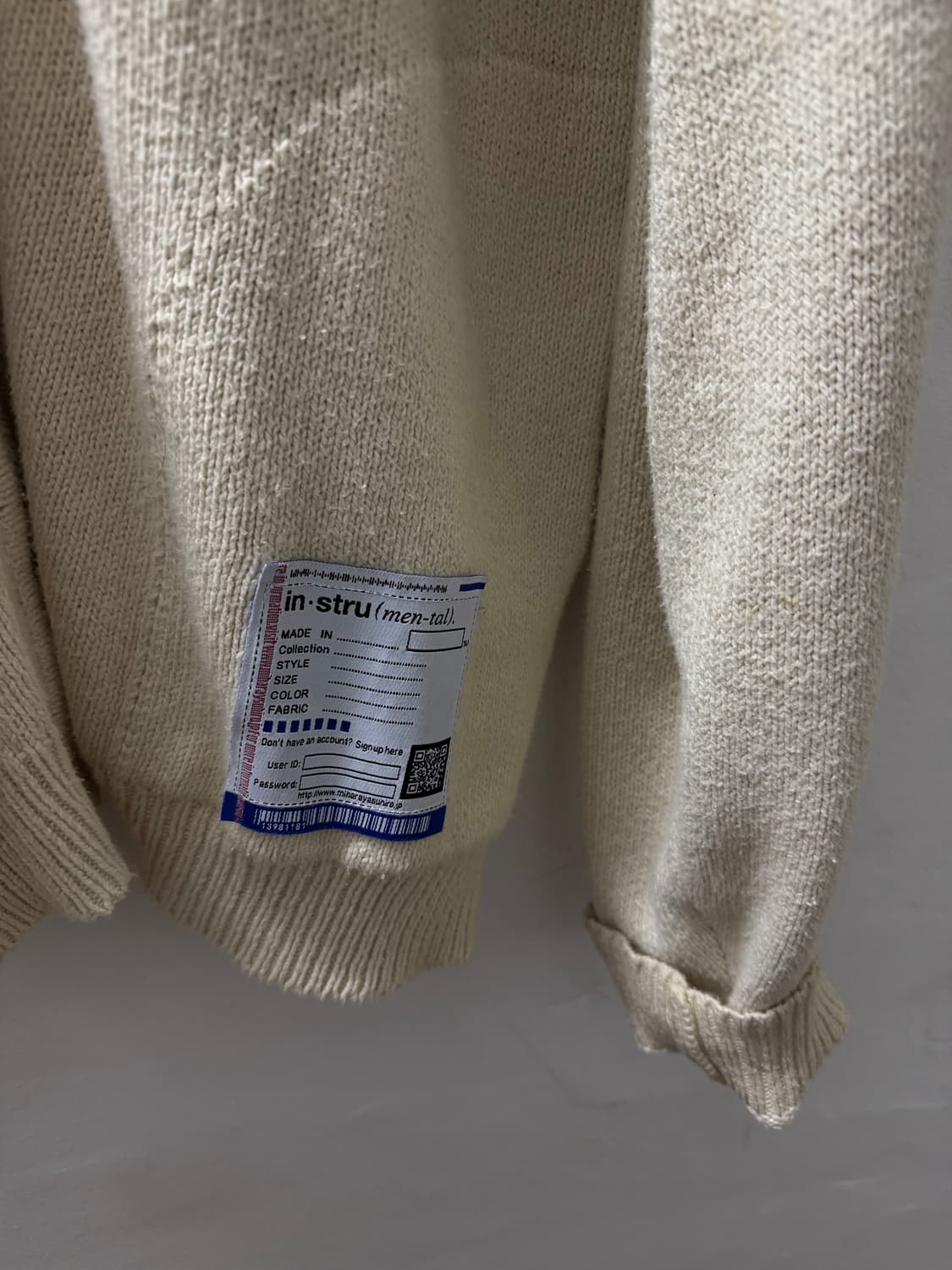 미하라야스히로 니트집업 상품이미지4