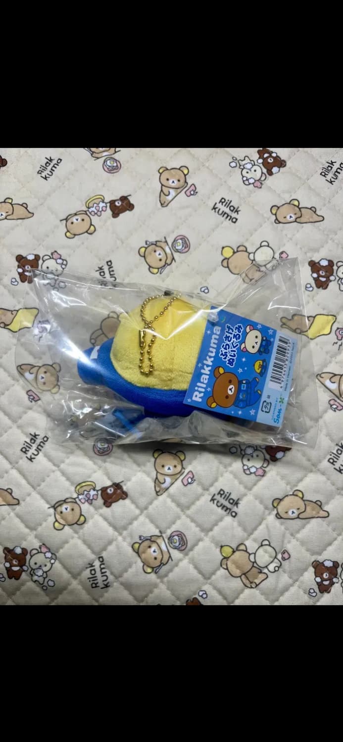리락쿠마 JAXA 우주복 마스코트 키링 코리락쿠마 키이로이토리 상품이미지9
