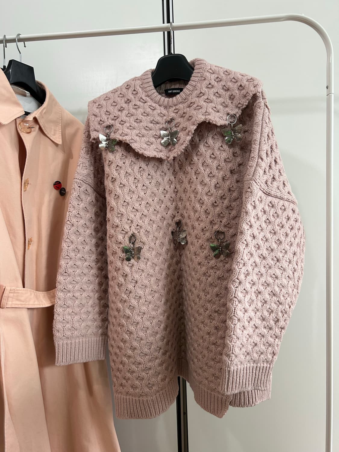 라프시몬스 버터플라이 참 니트 풀오버 상품이미지6