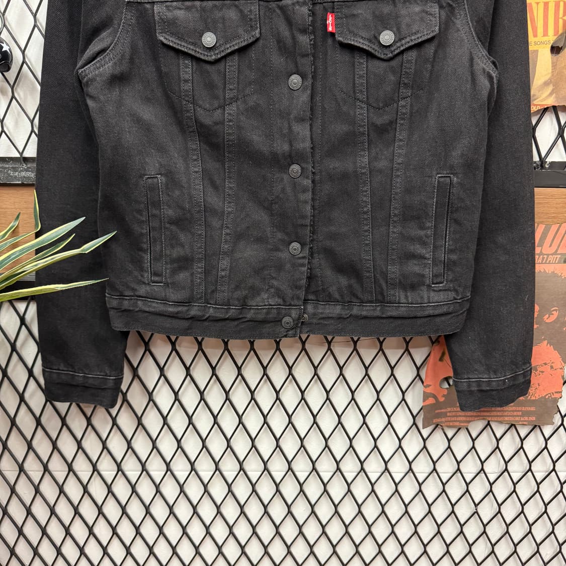 리바이스 타입 3 쉐르파 트러커 자켓 블랙 상품이미지4