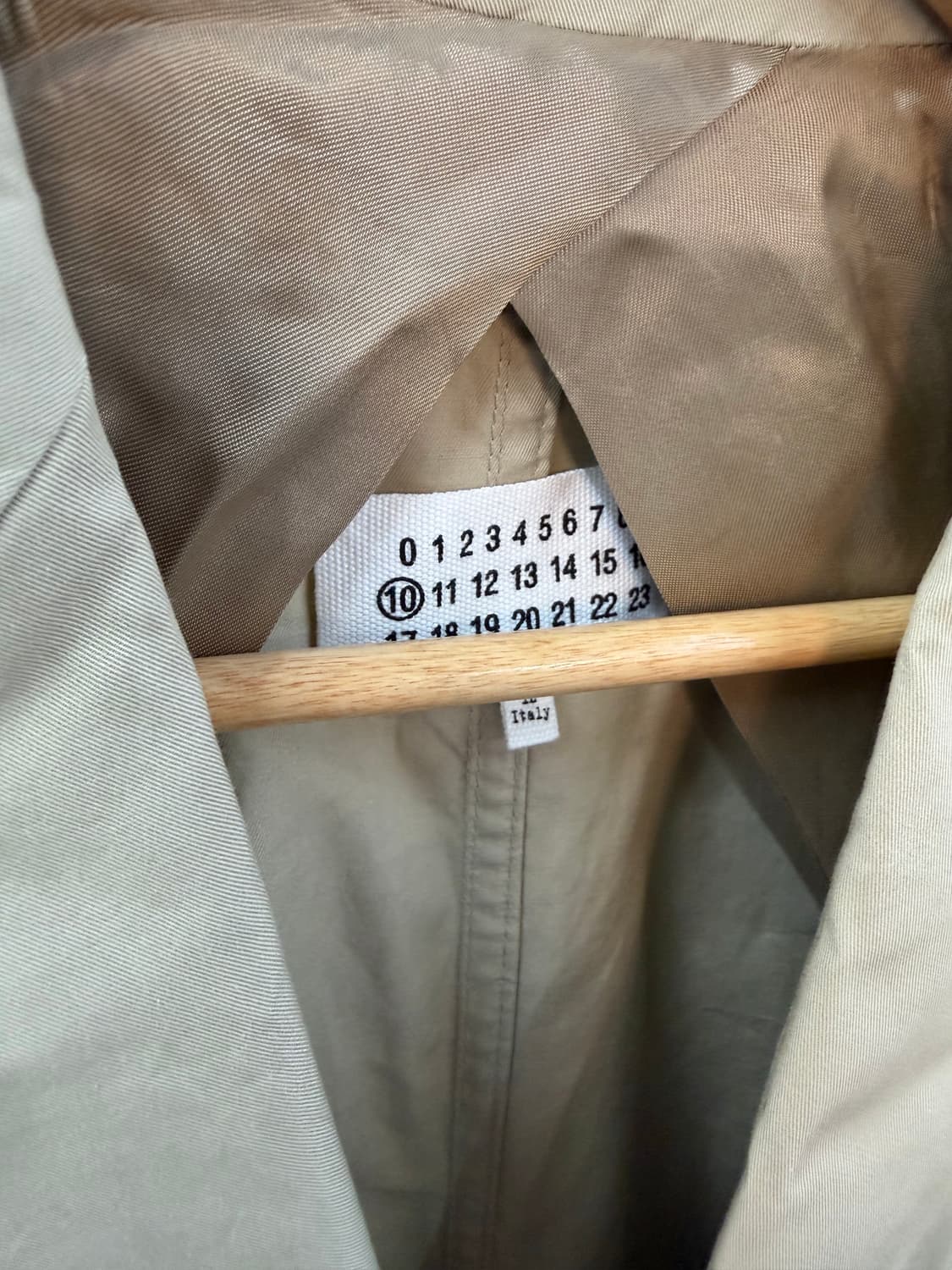 48/ 메종마르지엘라 10번대 싱글 브레스티드 블레이저 상품이미지6