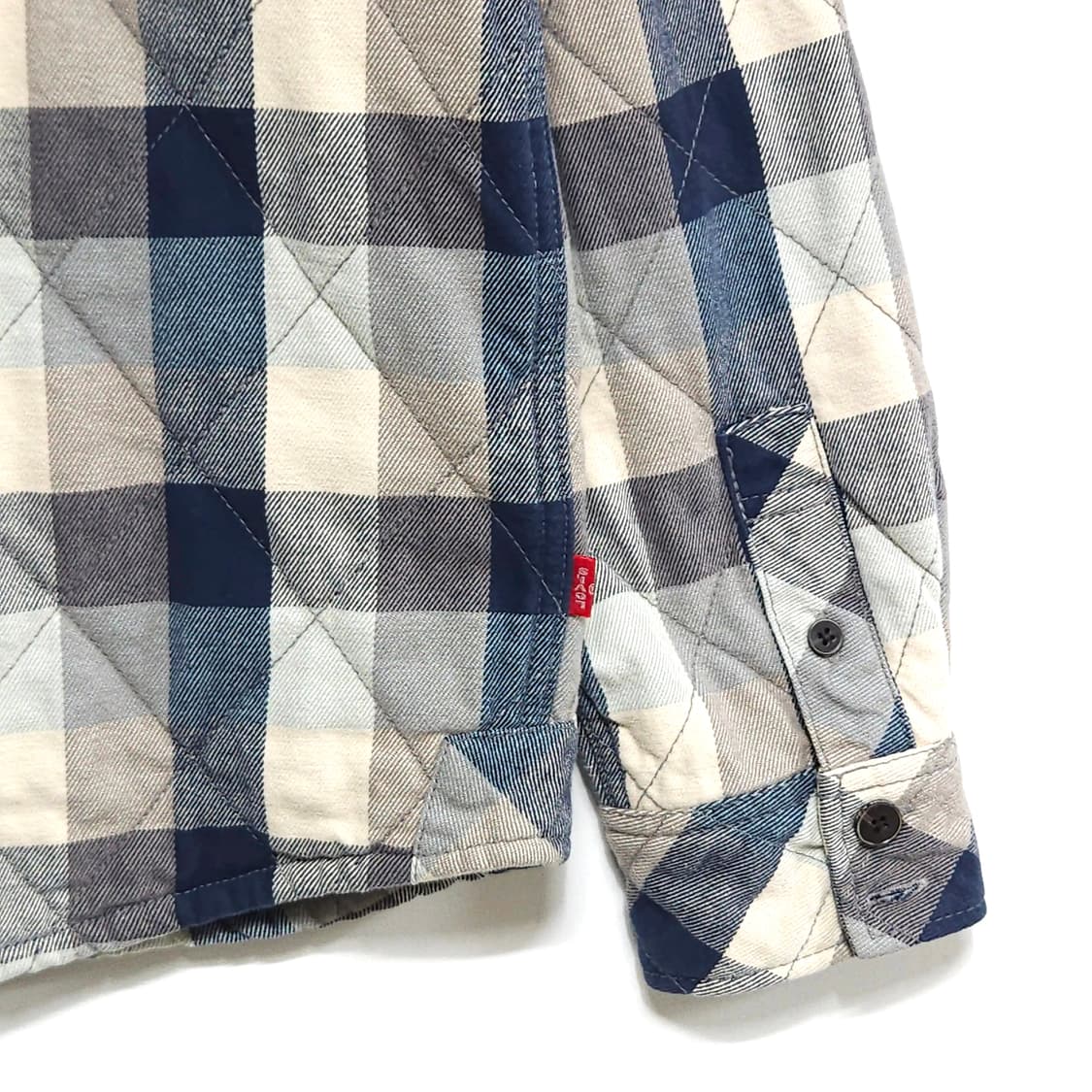 100)LEVIS 리바이스 퀼팅 체크 자켓 봄가을 상품이미지8