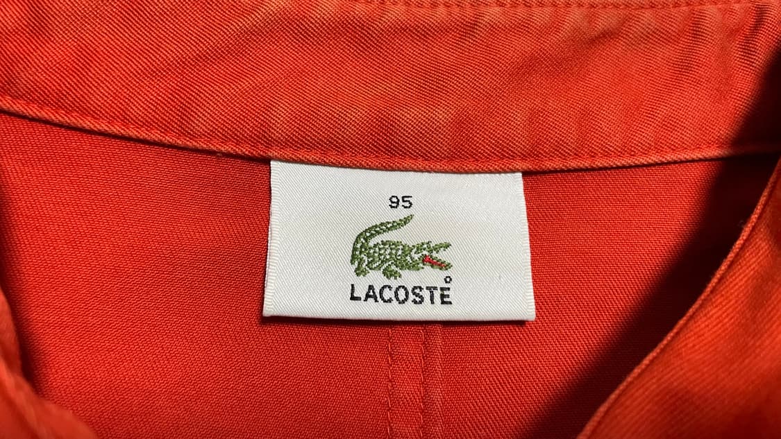 00s 빈티지 라코스테 LACOSTE 올드스쿨 블루종 코튼 집업 자켓 상품이미지8