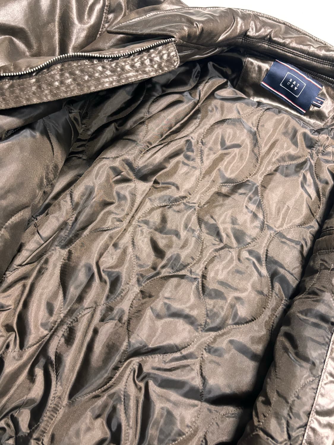 로맨틱 크라운 봄버 자켓 브라운 상품이미지9