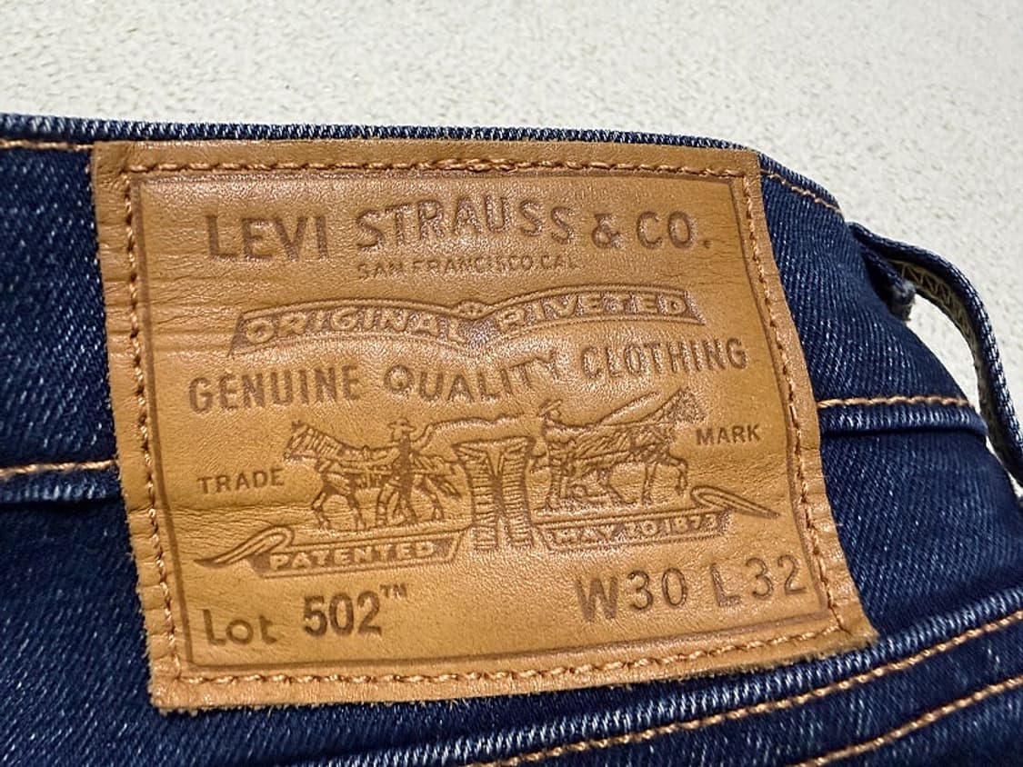 리바이스 502 프리미엄 청바지 남성용 30인치 상품이미지5