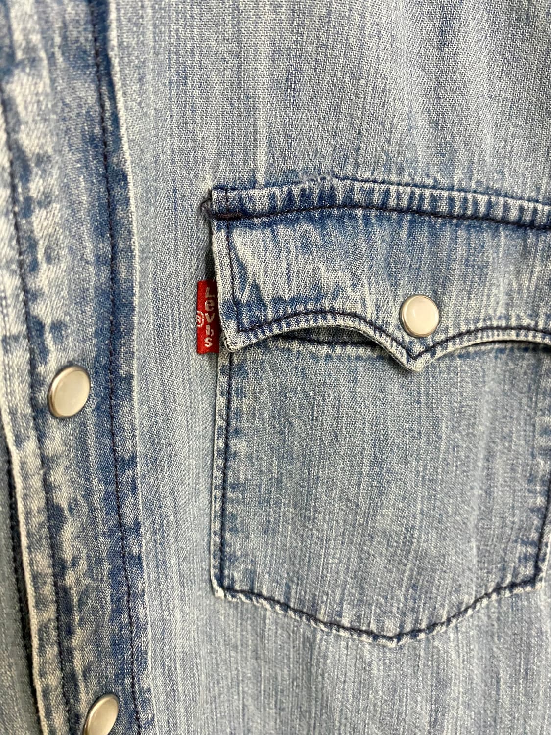 00's LEVI'S denim western shirts 리바이스 데님 상품이미지7