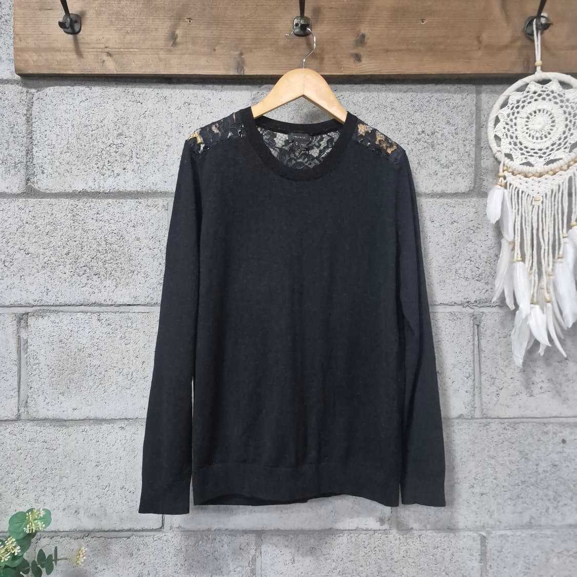 띠어리 레이스 니트티 상품이미지1