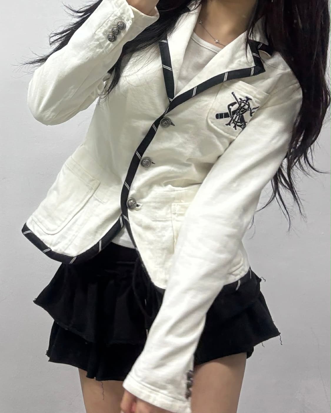 [M] 랄프로렌 크레스트 프레피 코튼 블레이져 자켓 상품이미지3