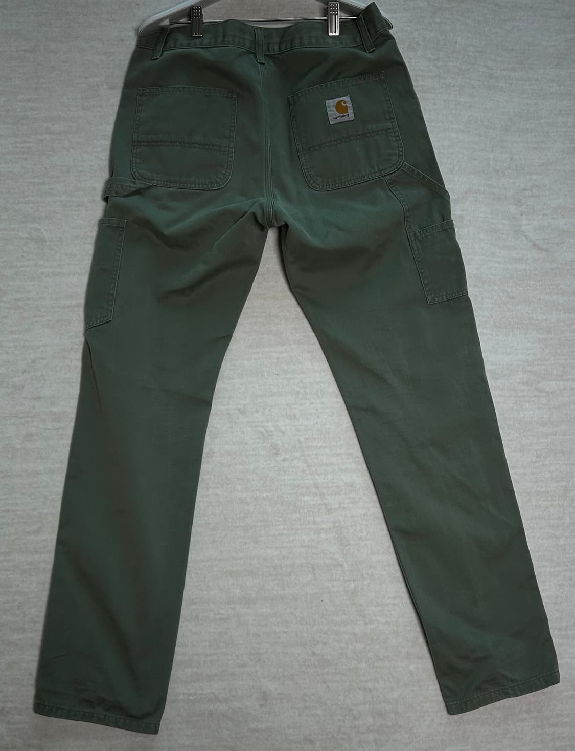 칼하트윕 싱글니 카펜터팬츠 모스그린 30/32사이즈 상품이미지2